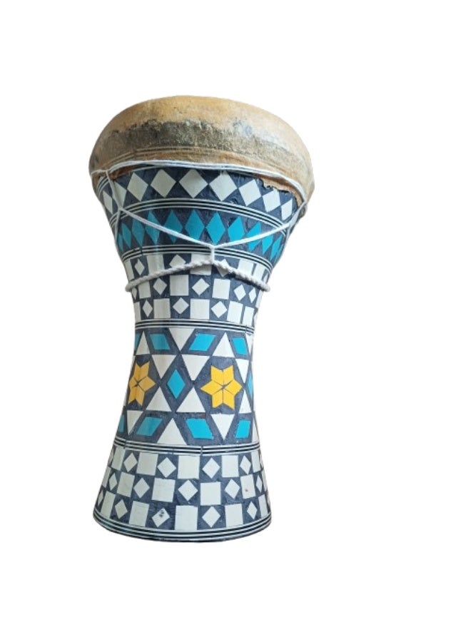 Medium wooden drum - Image 1